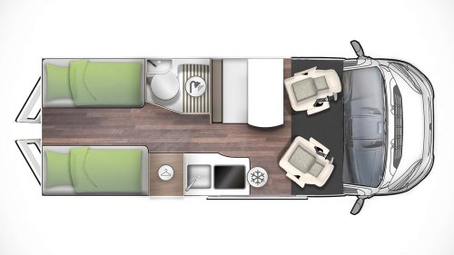 Forster Van 636 EBL Vibe (2025), una camper con sorpresa