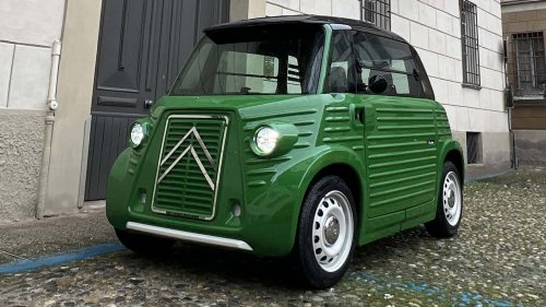 Citroën, 17.120 €, muy retro y eléctrico: quiere parecerse al Citroën 2CV, pero se conduce desde los 15 años