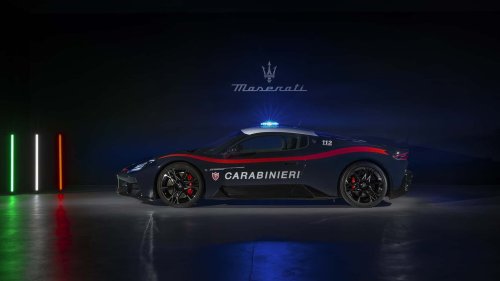 Une Maserati pour la police italienne