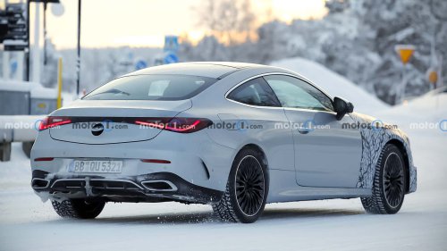 Mercedes CLE Coupé (2027) als Erlkönig erwischt: Dezentes Facelift