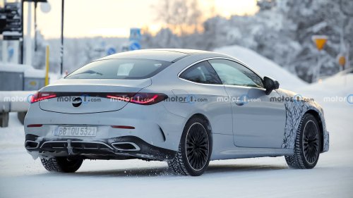Mercedes, Mercedes CLE Coupé (2027) als Erlkönig erwischt: Dezentes Facelift