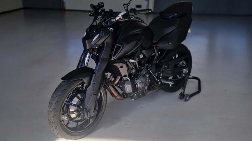 Esta salvaje Yamaha híbrida tiene tracción total