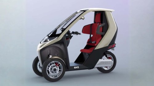 Este vehículo eléctrico de tres ruedas quiere ser un coche pequeño