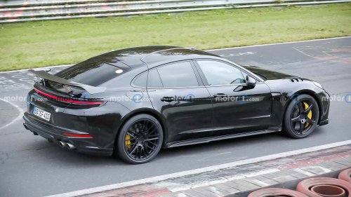 Porsche Panamera Turbo GT erstmals als Erlkönig erwischt