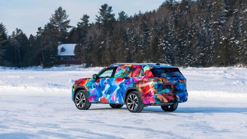 Volkswagen Atlas: Wir drifteten im 2027er-Prototyp auf Eis