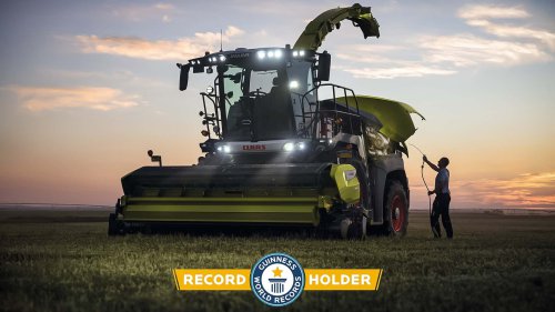 4.096 Tonnen in 12 Stunden: Claas stellt Ernte-Weltrekord auf