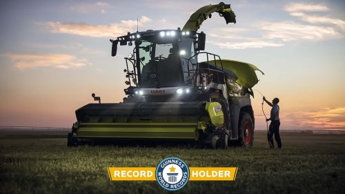 4.096 Tonnen in 12 Stunden: Claas stellt Ernte-Weltrekord auf