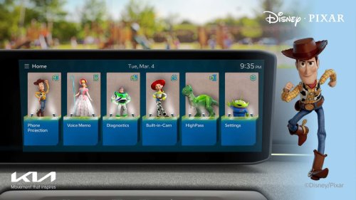 Kia, Avec Kia et Disney, l'infodivertissement est un jeu d'enfant