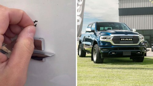 Man Buys Ram Truck. Then He Notices This Common Dealership Gimmick, And Takes Matters Into His Own Hands To Fix It