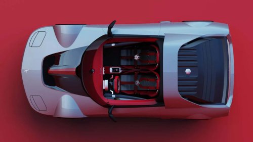 Bertone, La nouvelle sportive rétro V6 de Bertone est équipée de phares escamotables