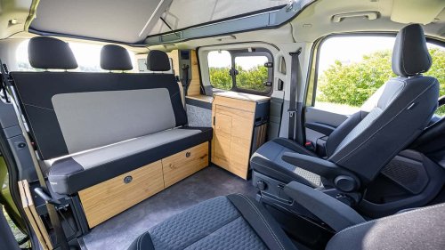 Un camping-car... avec un couchage dédié pour les grands chiens