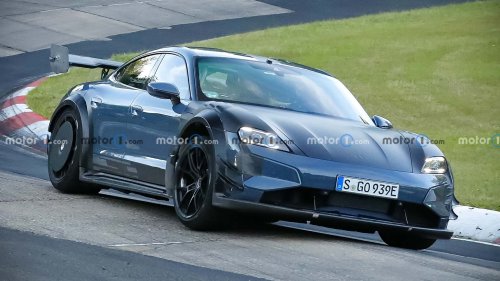 Porsche, Porsche Taycan, Nürburgring-Rekord im Visier: Sehen wir hier einen Porsche Taycan GT4 RS?