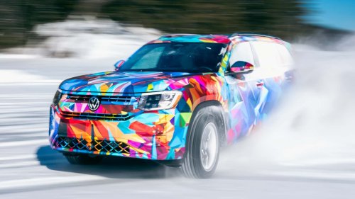 Volkswagen Atlas: Wir drifteten im 2027er-Prototyp auf Eis