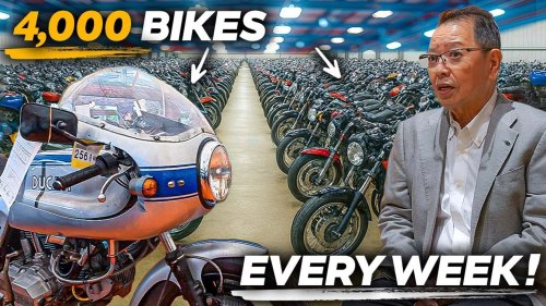 Rumah Lelang Jepang Ini adalah Surga Sepeda Motor