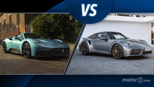 Maserati MCPURA vs. Porsche 911 Turbo S: comparativa de deportivos puros