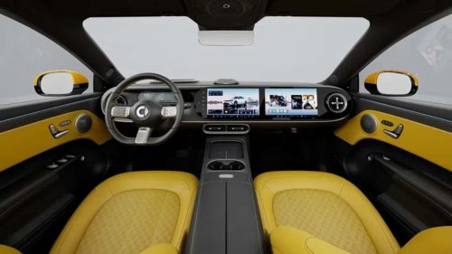Smart, Un premier aperçu de l’habitacle de la nouvelle smart