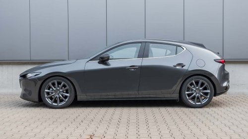 Mazda, Mazda 3, Qualität, die begeistert: Der Mazda 3 mit H&R-Tieferlegungsfedern