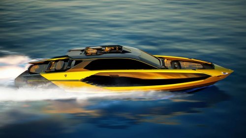 Lamborghini, Lamborghini a un nouveau yacht qui ressemble à une supercar