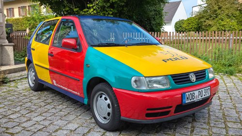 VW Polo Harlekin (1995) im Fahrbericht: Bunte Republik Deutschland
