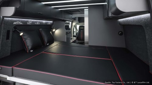 Camping-car Star Wars : L'Étoile de la Mort de Dark Vador sur roues