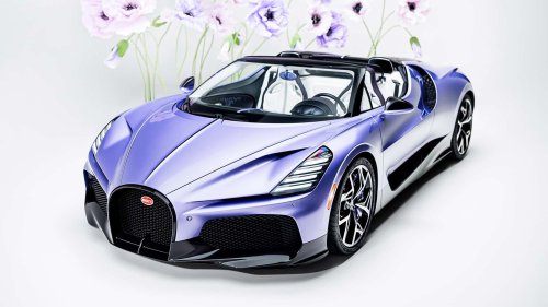 Bugatti W16 Mistral als Lavendel-Unikat: Sweet Caroline