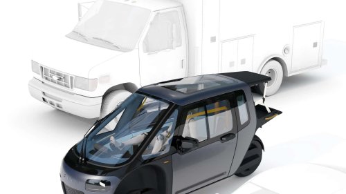 L'étrange voiture électrique à pédales