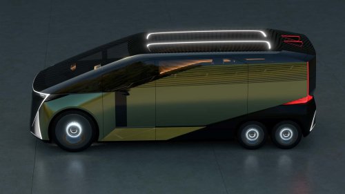 Lexus LS Concept: monovolumen premium de seis ruedas