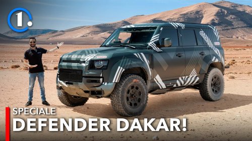 À la découverte du Land Rover Defender du Dakar !
