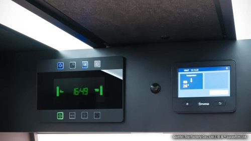 Camping-car Star Wars : L'Étoile de la Mort de Dark Vador sur roues
