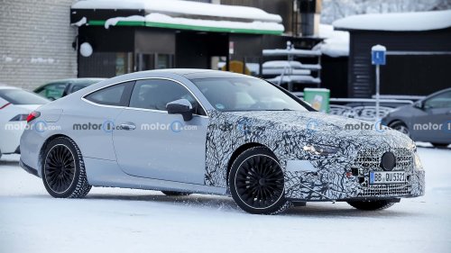 Mercedes, Mercedes CLE Coupé (2027) als Erlkönig erwischt: Dezentes Facelift