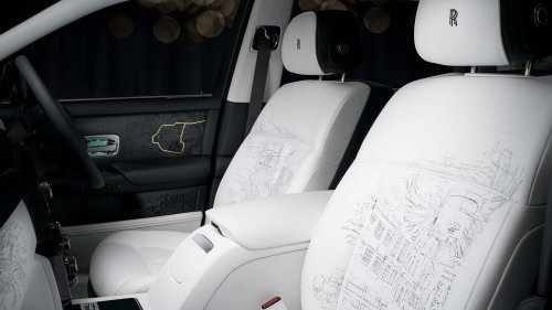 El centenario Rolls-Royce Phantom es de oro de 24 quilates