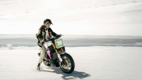 ¿Una Yamaha XSR900 como moto de carreras sobre hielo? Aquí está