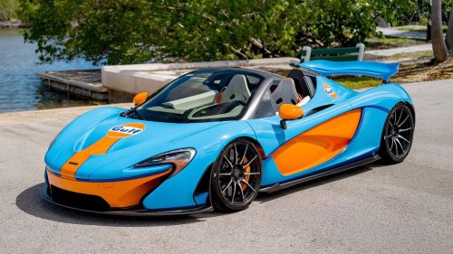 McLaren, 916 CV a cielo descubierto: uno de los cinco McLaren P1 Spider se subasta
