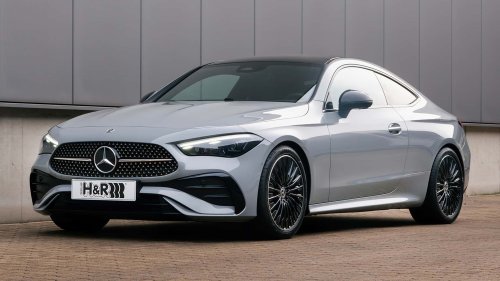 Mercedes, Der Mercedes CLE 300 e Plug-in-Hybrid mit H&R-Tieferlegungsfedern