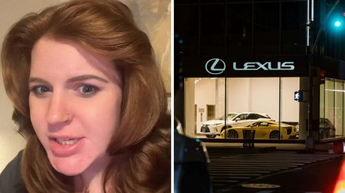 ‘We Accept Trades': Woman’s Hyundai Santa Fe Tire Smashes a Lexus Dealership Window. Then a Salesman Steps In