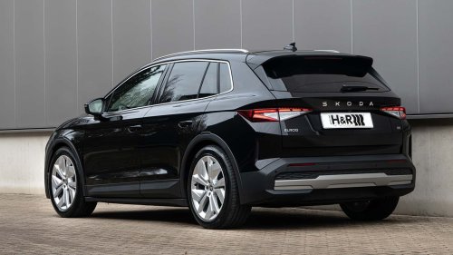 Skoda, Der macht elektrisch: Skoda Elroq mit H&R-Tieferlegungsfedern