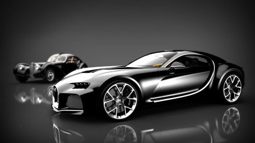 Bugatti plante 2015 ein V8-Coupé im Stil des Type 57 SC Atlantic