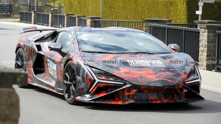 Lamborghini, Lamborghini Revuelto SV erwischt: Mehr als 1.100 PS im System?