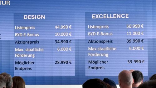 BYD, BYD Atto 3, Kampfpreise für BYD Atto 3 EVO mit bis zu 11.000 Euro Rabatt