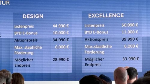 BYD, BYD Atto 3, Kampfpreise für BYD Atto 3 EVO mit bis zu 11.000 Euro Rabatt