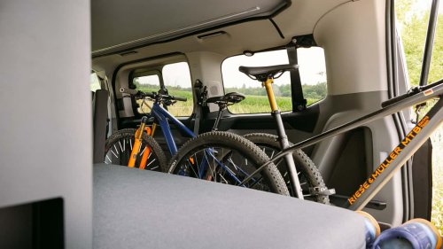 Un camping-car... avec un couchage dédié pour les grands chiens