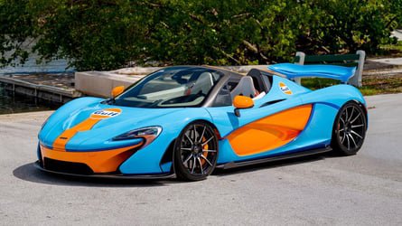916 CV a cielo descubierto: uno de los cinco McLaren P1 Spider se subasta