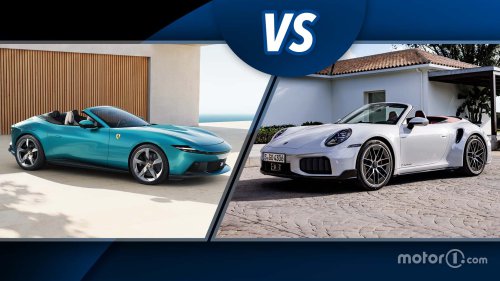 Ferrari Amalfi Spider vs. Porsche 911 Turbo S Cabriolet: Föhn-Duell
