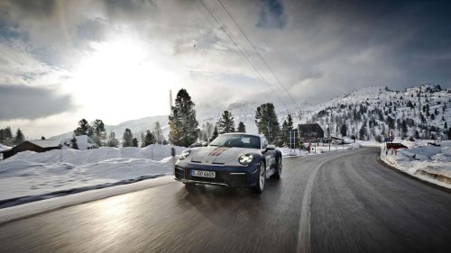 Porsche, Porsche 911 Dakar, El Porsche 911 Dakar se toma unos días de descanso en los Dolomitas