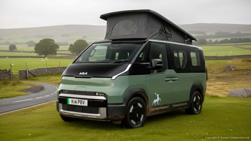 Esta Kia se transforma en 5 minutos en una camper completa