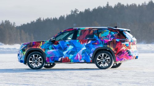 Volkswagen, Volkswagen Atlas: Wir drifteten im 2027er-Prototyp auf Eis