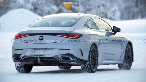 Mercedes, Mercedes CLE Coupé (2027) als Erlkönig erwischt: Dezentes Facelift