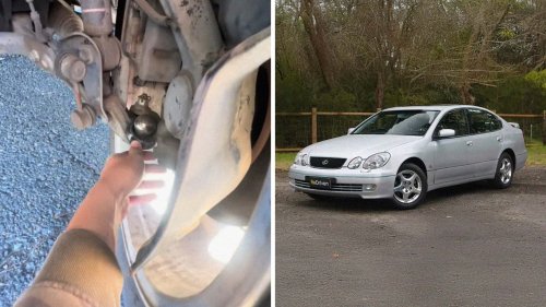 Driver Doesn’t Do Suspension Refresh Before Taking Lexus GS 300 Out of Storage. He Instantly Regrets It