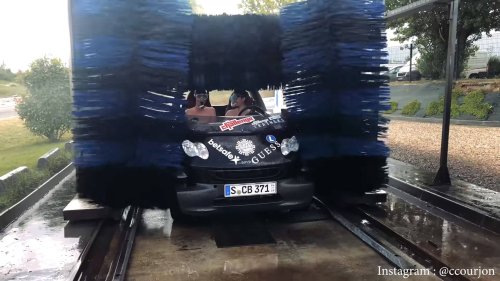 Ford, 'I'm Not Getting Back In:' Man Storms Into Car Wash. Then He Calls Out Workers for Letting Ford Go In Front and Damage His Car