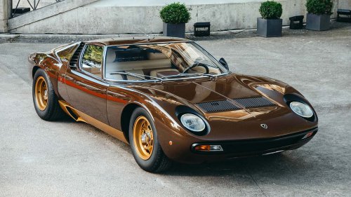 Lamborghini zeigt herrlich restaurierten Miura SV von 1972